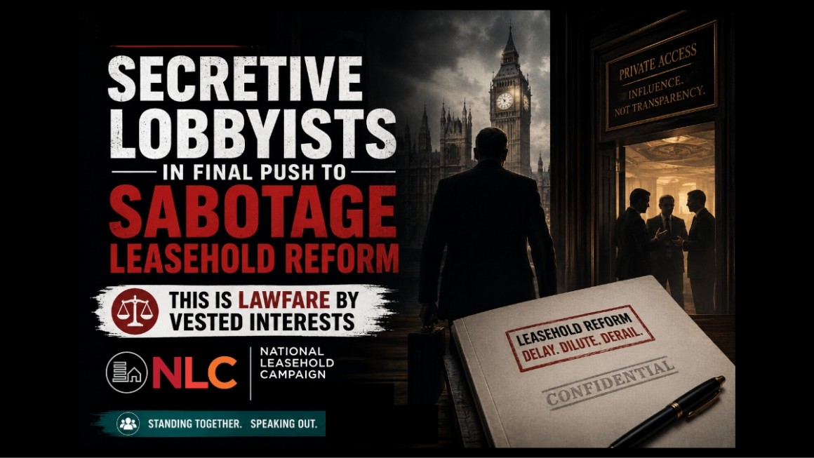 Secretive Lobbyists try to sabotage Leasehold Reform